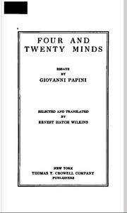 Cover of: Four and twenty minds