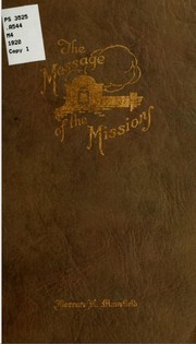 Cover of: The message of the missions
