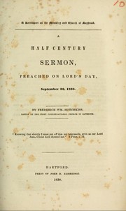 Cover of: A retrospect on the ministry and church of Saybrook: a half century sermon, preached on Lord's Day, September 22, 1833