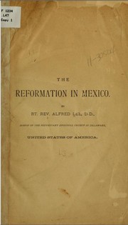 Cover of: The reformation in Mexico