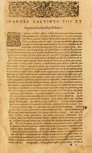 Cover of: [ Commentarius in librum Psalmorum by Jean Calvin
