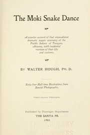 Cover of: The Moki snake dance by Hough, Walter