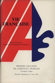 Situation de la recherche sur la Franco-américanie by Colloque de l'Institut français du Collège de l'Assomption (1er 1980 Worcester, Mass)