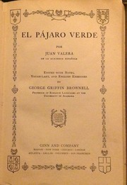 Cover of: El pájaro verde por Juan Valera .. by 