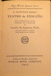 Cover of: Teatro de ensueño by Gregorio Martínez Sierra