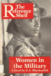 Cover of: Women in the military by edited by E.A. Blacksmith.