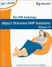 Cover of: The PHP Anthology, Volume II: Applications