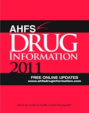 Cover of: AHFS Drug Information by 