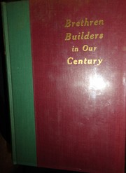 Cover of: Brethren builders in our century