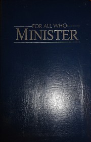 Cover of: For All Who Minister