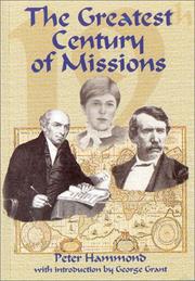 Cover of: The Greatest Century of Missions