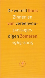 Cover of: De wereld vereenvoudigen by Koos van Zomeren ; met ill. van Erik van Ommen