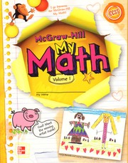 Cover of: McGraw-Hill My Math: Grade K, volume 1 student text