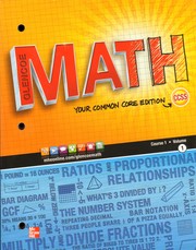 Cover of: Glencoe Math: course 1, volume 1 student text