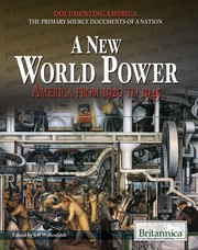 Cover of: A new world power: America from 1920 to 1945