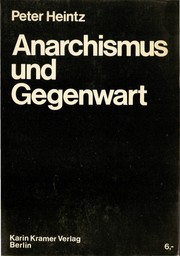 Cover of: Anarchismus und Gegenwart