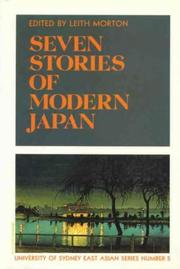 Cover of: Seven Stories of Modern Japan (University of Sydney East Asian Series, No 5)