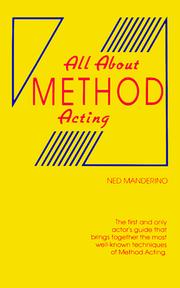 Cover of: All about method acting