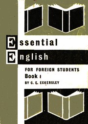 Cover of: Essential English for foreign students by 