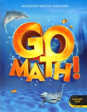 Cover of: GO math!: grade K student text