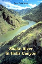 Cover of: Snake River of Hells Canyon by Johnny Carrey, John Carrey, Cort Conley