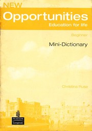 Cover of: New Opportunities: Education for Life - Mini-Dictionary