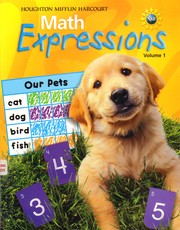 Cover of: Math Expressions: Student Activity Book : Grade K Volume 1