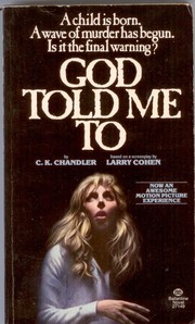 Cover of: GOD TOLD ME TO