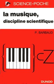 Cover of: La musique, discipline scientifique