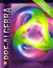 Cover of: Glencoe Pre-algebra: student text