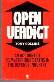 Open verdict by Collins, Tony Editor of Computer weekly, Tony Collins, Steven Arkell