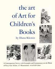 Cover of: The art of art for children's books by Diana Klemin, Diana Klemin