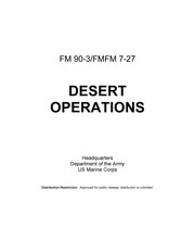 Desert operations by United States Department of the Army