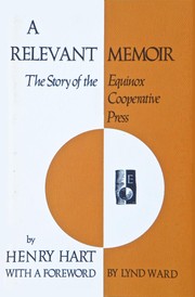 Cover of: A relevant memoir