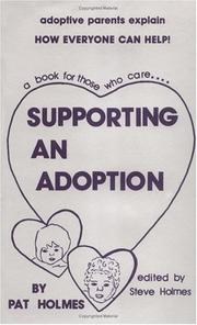Cover of: Supporting an Adoption