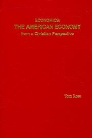 Cover of: Economics: the American economy from a Christian perspective