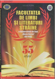 Cover of: Facultatea de Limbi şi Literaturi străine a Universităţii de Stat "Alecu Russo" din Bălţi, 1954-2009