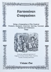 Harmonious Companions Volume 1 by Karen Myers