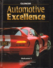 Cover of: Automotive Excellence, Volume 1, Student Text by McGraw-Hill