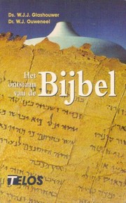 Cover of: Het ontstaan van de Bijbel by 