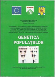 Cover of: Genetica populaţiilor : Ghid de studiu by 