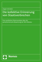 Cover of: Die kollektive Erinnerung von Staatsverbrechen: Eine qualitative Diskursanalyse über die parlamentarische Bewertung der SED-Diktatur