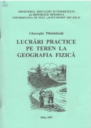 Cover of: Lucrări practice pe teren la geografia fizică