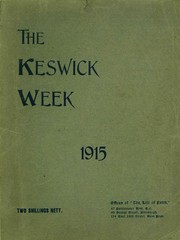 Cover of: The Keswick Week 1915