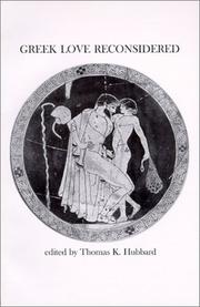 Greek love reconsidered by Thomas K. Hubbard