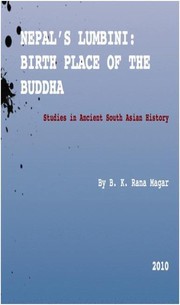 Cover of: NEPAL'S LUMBINI: BIRTH PLACE OF THE BUDDHA
