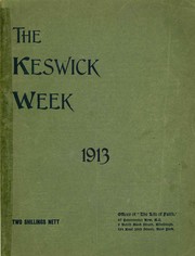 Cover of: The Keswick Week 1913 by 