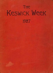Cover of: The Keswick Week 1927