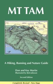 Cover of: Mt. Tam: A Hiking, Running and Nature Guide
