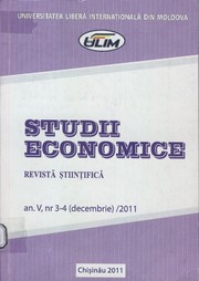 Cover of: Studii Economice: An. V, nr. 3-4 / 2011 by 